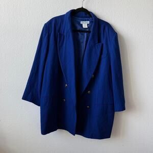 Blue wool Blazer